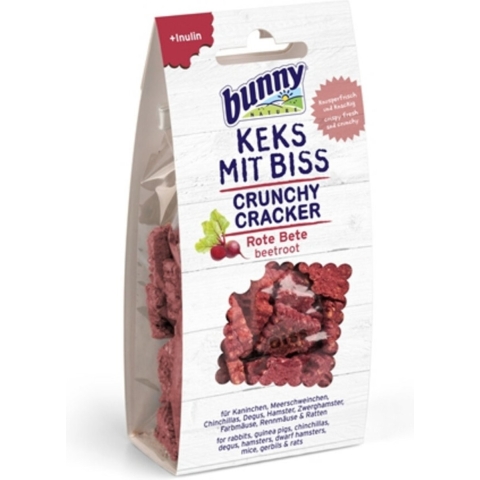 6x Bunny Nature Crunchy Cracker Rode Biet 50 gr