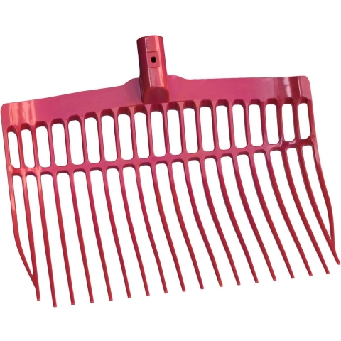 Mestvork kunststof roze zonder steel