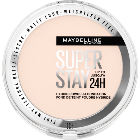 1+1 gratis: Maybelline SuperStay 24H Hybrid Poeder Foundation 3