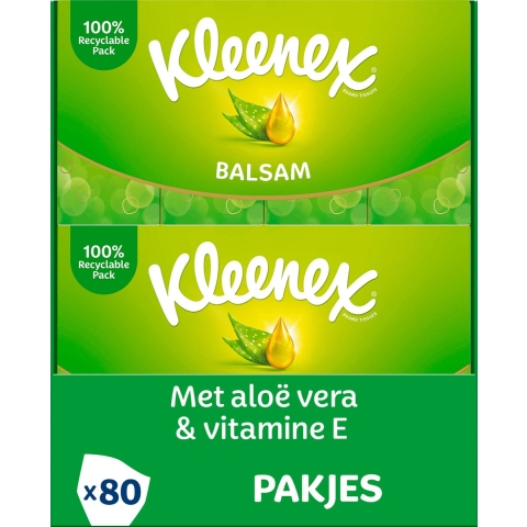 10x Kleenex Balsam Tissues 8 stuks