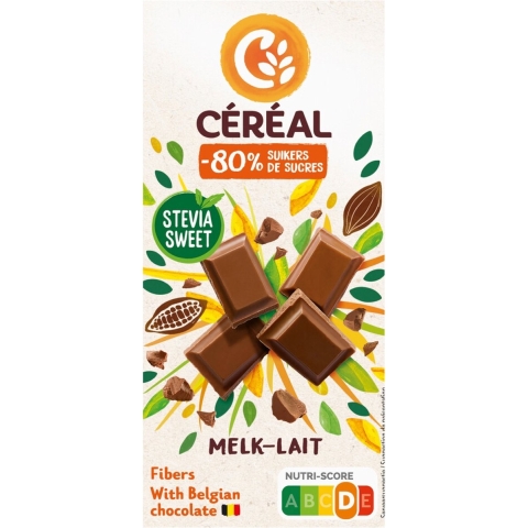 6x Céréal Chocolade Tablet Melk-Chocolade 85 gr