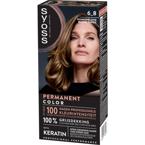 2+2 gratis: Syoss Baseline Haarverf 6-8 Donkerblond