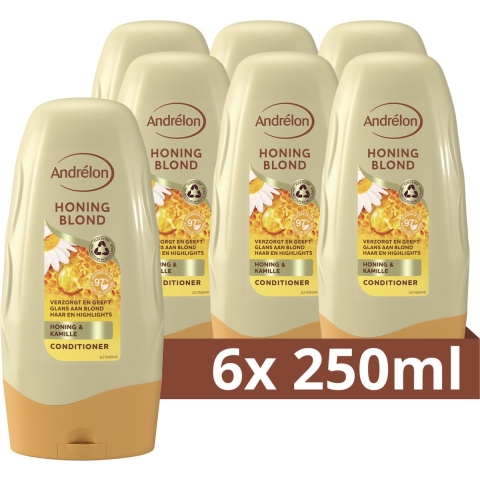 6x Andrelon Conditioner Honing Blond 250 ml