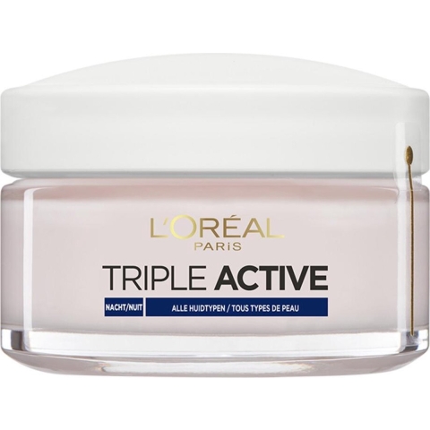 2x L'Oréal Triple Active Nachtcrème 50 ml