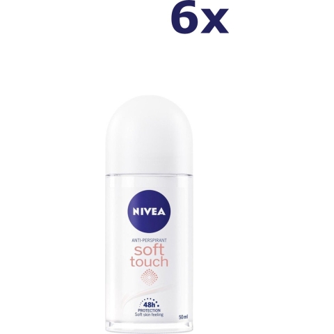 6x Nivea Deodorant Roller Satin Sensation