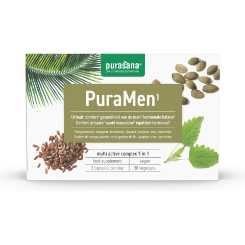 Gratis Verzending: Purasana PuraMen 30 capsules