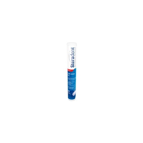 6x Steradent Triple Action Plus Kunstgebit Reiniger 30 tabletten