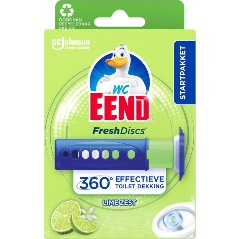 5x WC Eend Fresh Discs Lime Zest 36 ml