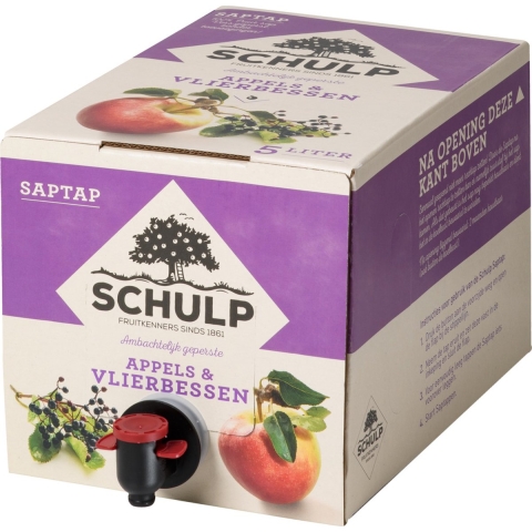 Schulp Saptap Appel-Vlierbes Ambachtelijk 5 liter