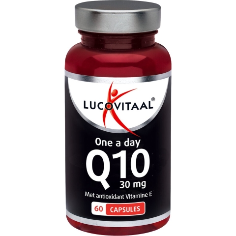 Gratis Verzending: 2x Lucovitaal Q10 30mg Once a Day 60 capsules