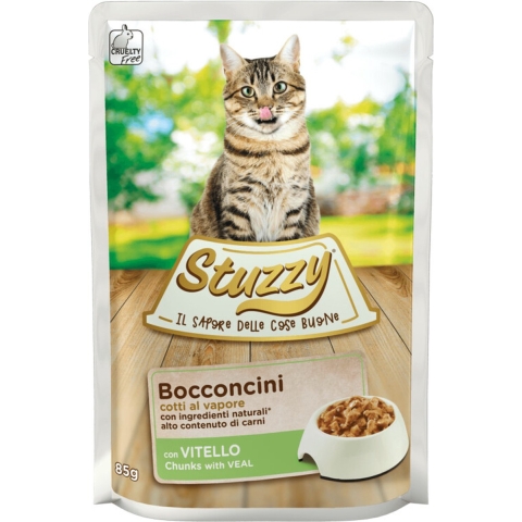 24x Stuzzy Kattenvoer Pouch Kalfsvlees 85 gr