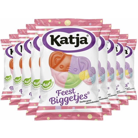 9x Katja Feest Biggetjes 250 gr
