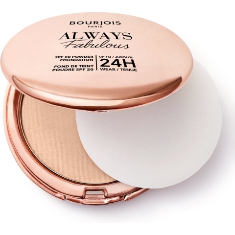 1+1 gratis: Bourjois Always Fabulous Compact Foundation Rose Sand 300 7 gr