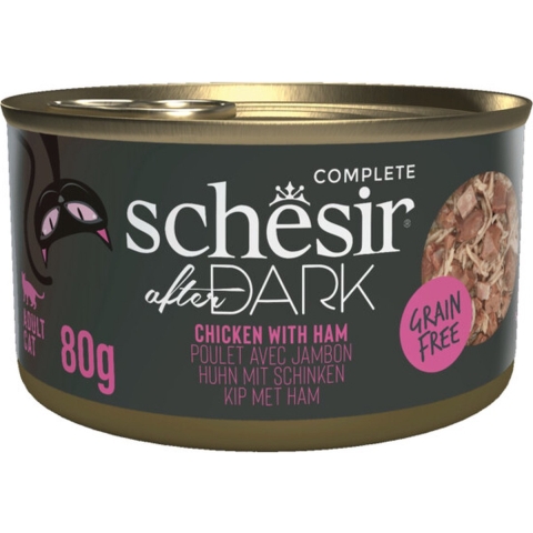 12x Schesir After Dark Bouillon Kip&Ham 80 gr