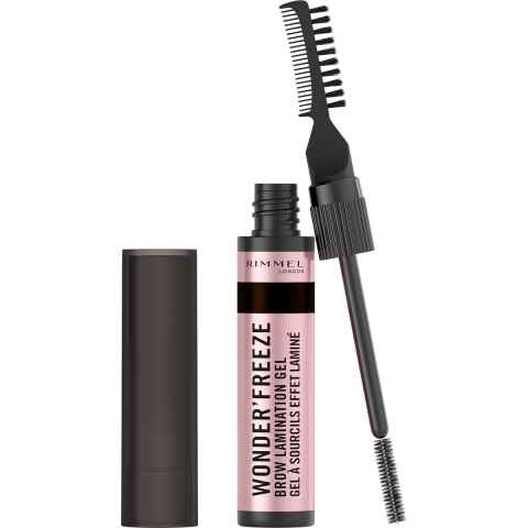 1+1 gratis: Rimmel Wonder'Freeze Lamination Wenkbrauwgel 004 Deep Brown 6 gr