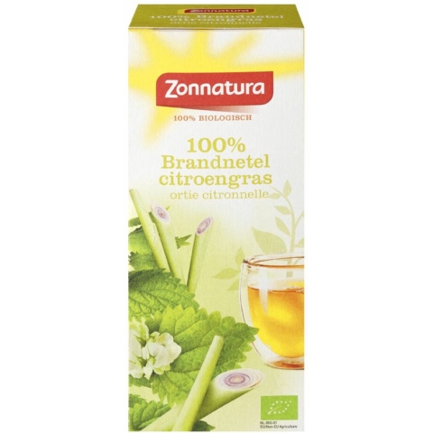6x Zonnatura Thee Brandnetel-Citroengras 20 zakjes
