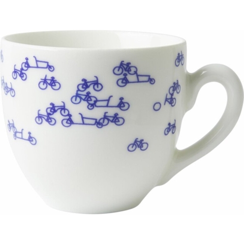 HEINEN - Delfts Blauw - Koffiemok Fietsen 0,20l S/2