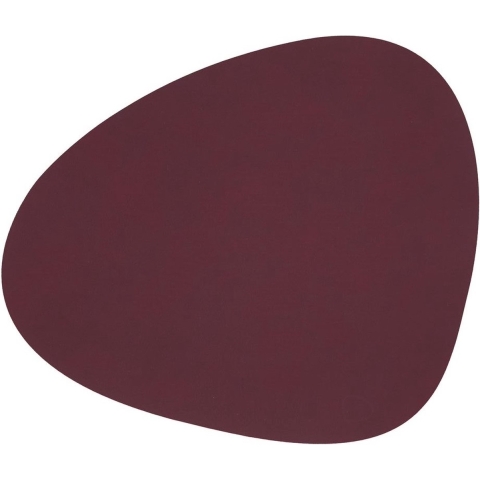 LIND DNA - Dinner Mat Curve - Placemat 37x44cm Nupo Plum