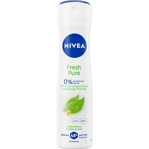 6x Nivea Deodorant Spray Pure&Natural Jasmine 150 ml