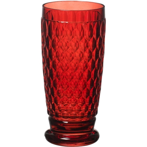 VILLEROY & BOCH - Boston coloured - Longdrink-/bierbeker Red 16cm 0,40l