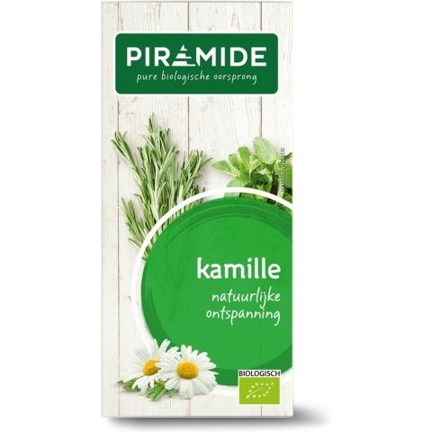 6x Piramide Kruidenthee Bio Kamille 20 stuks