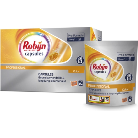 Robijn Professional Wasmiddel Capsules Color 46 capsules