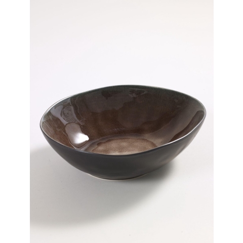SERAX - Pure - Schaal ovaal L 20x17cm h5,5 bruin