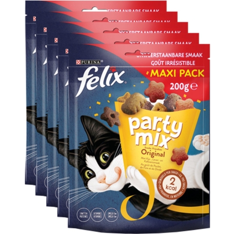 5x Felix Snack Party Mix Original 200 gr