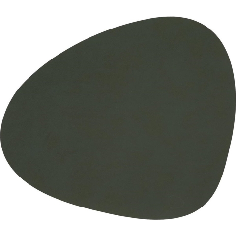 LIND DNA - Dinner Mat Curve - Placemat 37x44cm Nupo Dark Green