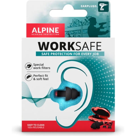 2x Alpine Oordopjes Worksafe 1 set