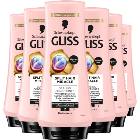 6x Gliss Split End Conditioner 200 ml