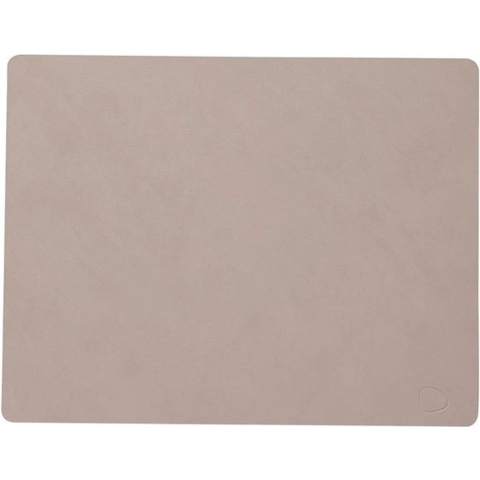 LIND DNA - Dinner Mat Square - Placemat 35x45cm Nupo Clay Brown