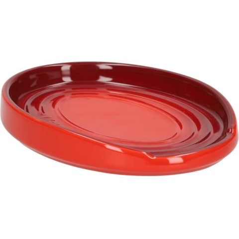 LE CREUSET - Aardewerk - Lepelhouder 15cm Kersenrood