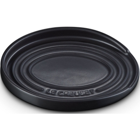 LE CREUSET - Aardewerk - Lepelhouder 15cm mat Zwart