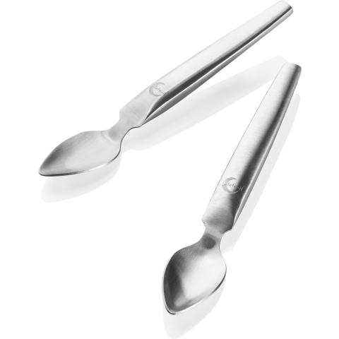 Plate-it - Quenelle lepels Small Set/2 rvs