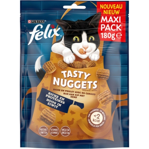 6x Felix Tasty Nuggets Kip&Eend 180 gr