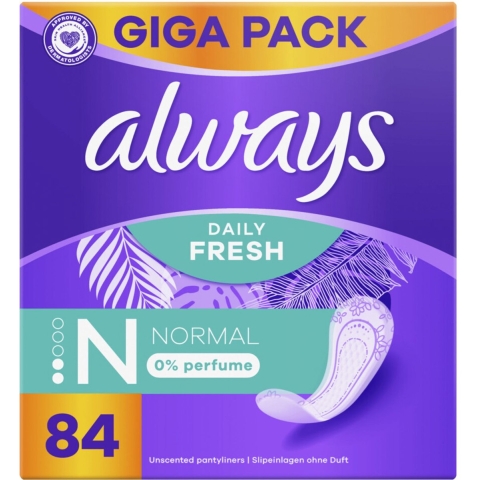 4x Always Inlegkruisjes Normal 84 stuks