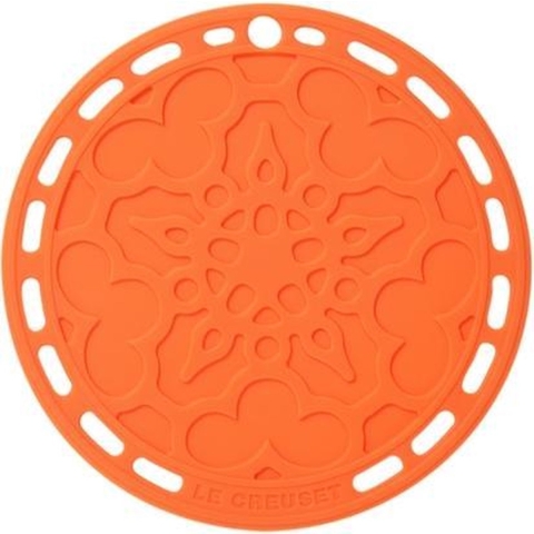 LE CREUSET - Siliconen - Onderzetter 20cm Oranje
