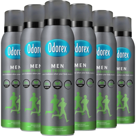 6x Odorex Deodorant Spray For Men Fresh Protection 150 ml