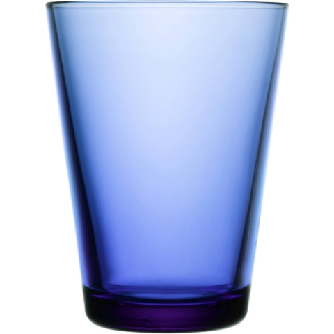 IITTALA - Kartio - Glas 0,40l Ultramarijn set/2
