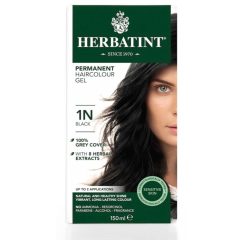 Herbatint Haarverf 1N Zwart 170 ml
