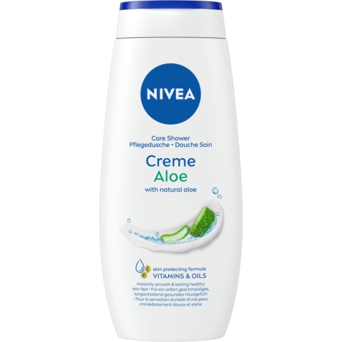 6x Nivea Douchecrème Aloë 250 ml