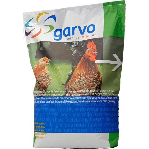 Garvo Gemengd Graan Gebroken Mais en Zonnepit 20 kg