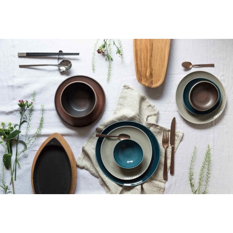 ROSENTHAL - Junto Pearl Grey - Mueslischaaltje 14 cm 0,62l
