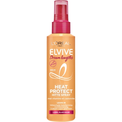 3x L'Oréal Elvive Dream Lengths Heat Spray 150 ml