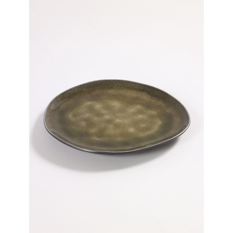 SERAX - Pure - Ontbijtbord ovaal M 20cm groen