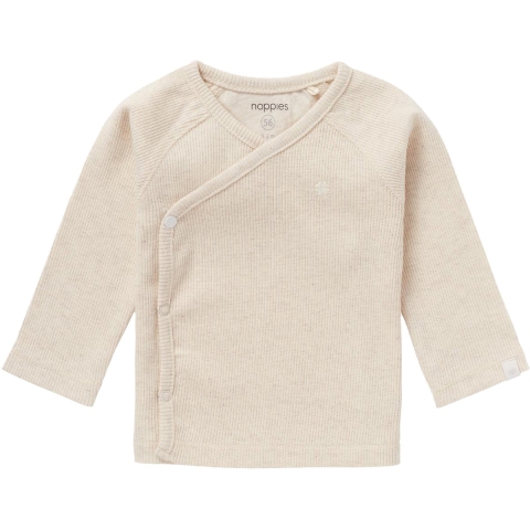 Shirt Noppies NOOS Tee Overlap Rib Nanyuki Oatmeal