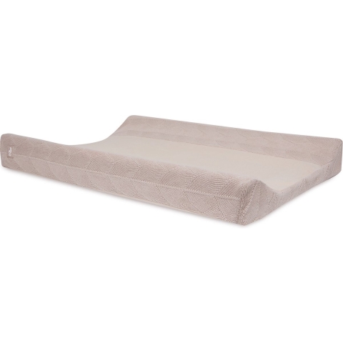 Aankleedkussenhoes Jollein GOTS Shell Knit Wild Rose