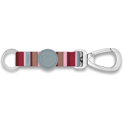 Morso Morso key cord sleutelhanger gerecycled skyline rood / roze