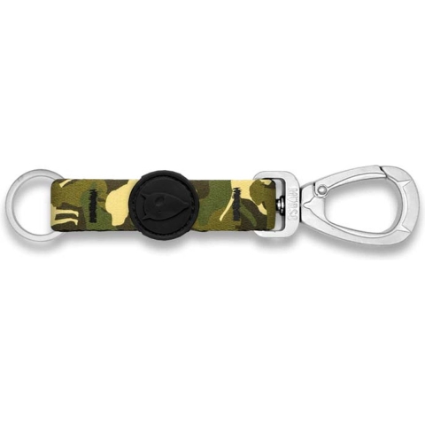 Morso Morso key cord sleutelhanger gerecycled full metal dog bruin